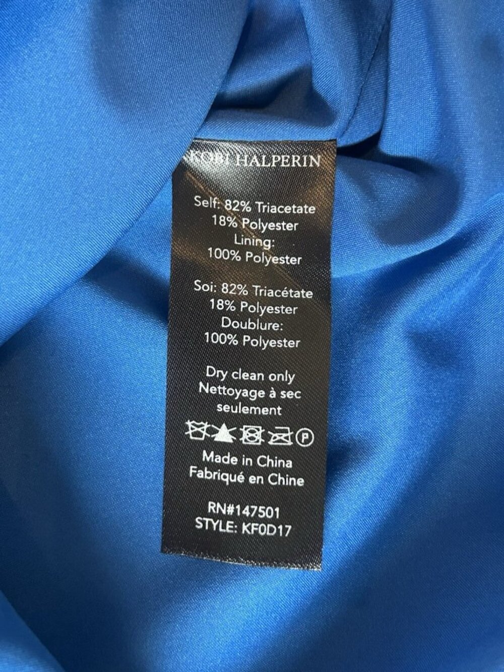 Kobi Halperin Jemima Dress 8 Blue Teal Pleated Long Sleeve NWT Graduation New - Picture 14 of 16